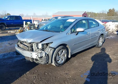 2014 Honda Civic Lx из США, поврежденный, VIN 19XFB2F58EE049349